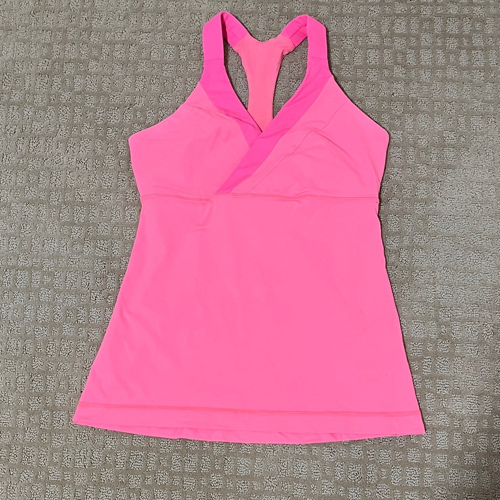 Lululemon Coral Halter Neck Top